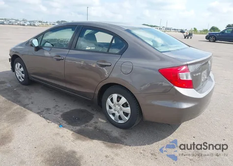 2012 Honda Civic Lx из США, поврежденный, VIN 19XFB2F5XCE009531